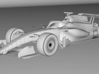 Ferrari SF 26 F1 2026 Low-poly 3D model