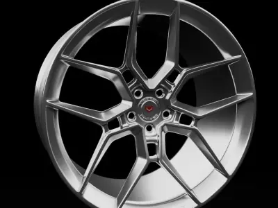 Vossen Wheels - Evo 4 Low-poly 3D model
