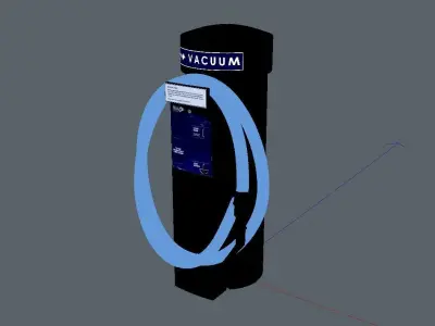 iVac Vacuum machine 3D model
