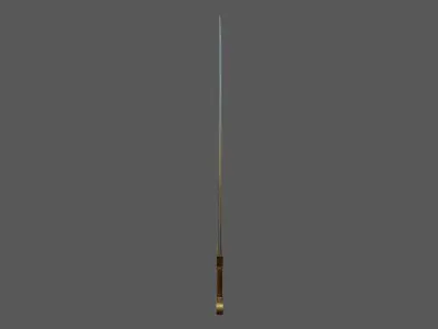 Gondor Sword - The Lord of the Rings Low-poly 3D model