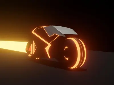 TRON BIKE Free 3D model purchase