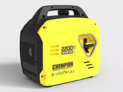 PORTABLE INVERTER GENERATOR  Low-poly 3D model
