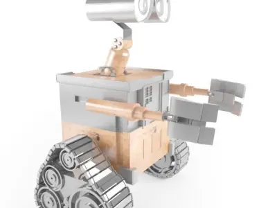 Robot wall e 3D model