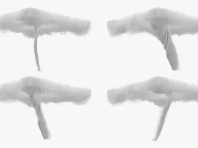  Rotating Tornado Funnel Vortex VDB Animated for Blender 