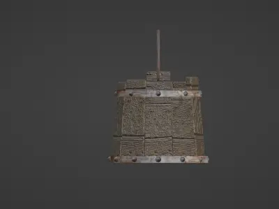 Old Bucket Free 3D model purchase