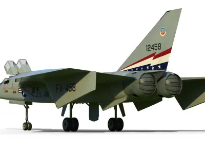 XF-108 Interceptor 3D model