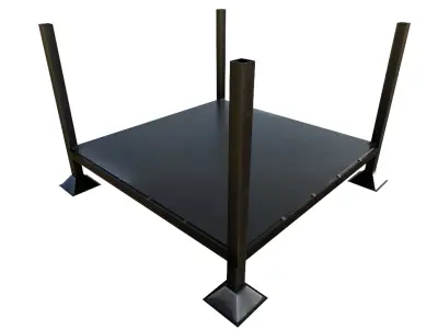 Stillage storage Low-poly 3D model