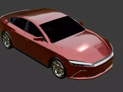 BYD han 3D model