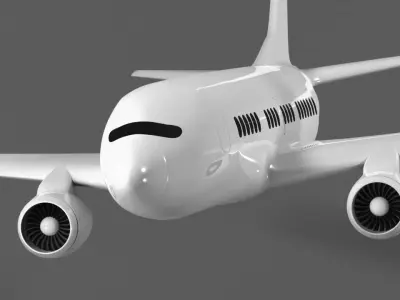 Airplane 3d Model 3D model purchase