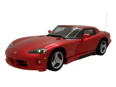 Dodge Viper SR1 1995 Low-poly 3D model