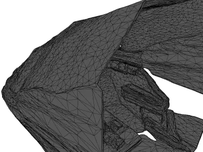 Retro Spaceship Cockpit Panel 3D model
