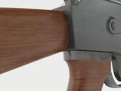 Ak-47 High Poly rifle 3D model