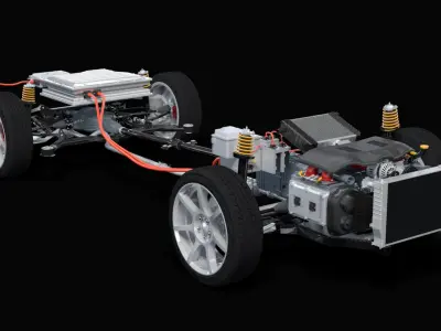 4x4 Hybrid Suspension 3D model purchase