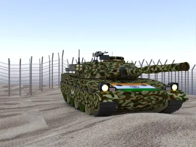 INDIAN TANK  3D model