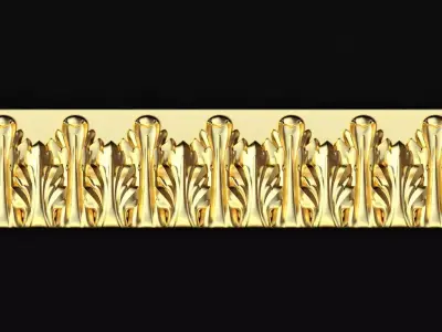 dekor ornate ornament 3D model 16
