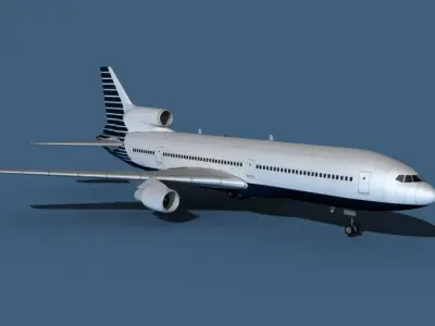 Lockheed L-1011-50 Corporate 2 3D model