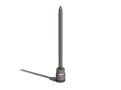 Long Socket Phillips Soquete Longo 3D model