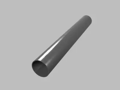 Steel pipes 3D model