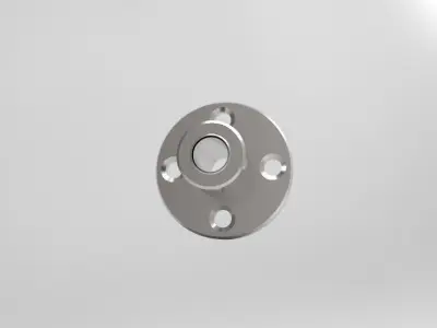Round Flange Router Shaft Linear Bushing Bearings Series 3D model