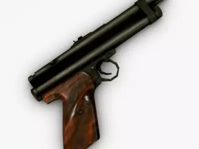 Tranquilizer Gun 3D model