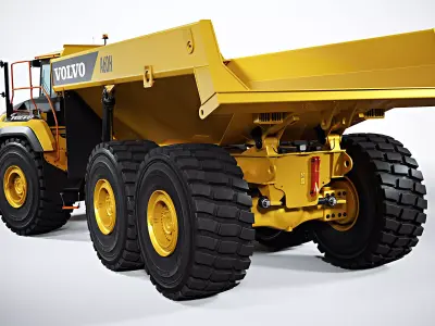 2020 Volvo A60H Articulated Hauler Truck 3D model
