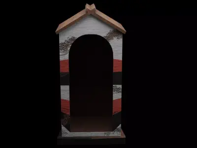 Bird Nest Game Ready - Low Poly  Low-poly 3D model