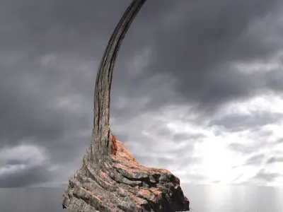 Ancient Raptor Rocks 1 3D model