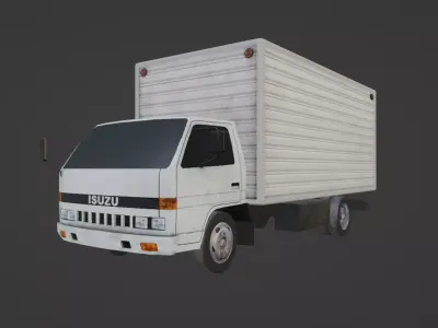 Isuzu ELF Low-poly 3D model