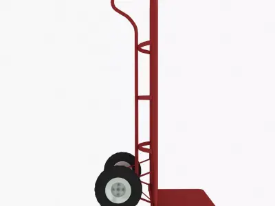 Hand Truck Low-poly 3D model purchase