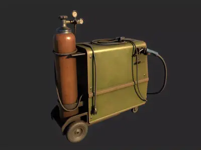 Welding Machine Low-poly 3D model purchase