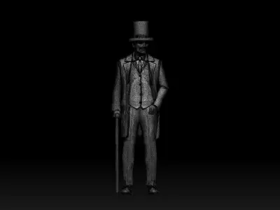 gentleman 3D print model