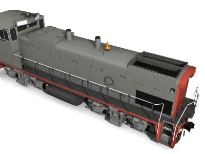 EMD MP15 Free 3D model