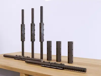 Connector fittings for buildings  3D model