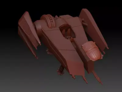 Rogue Shadow Ship 3D print model