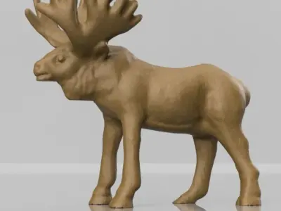 renne christmas 3D print model