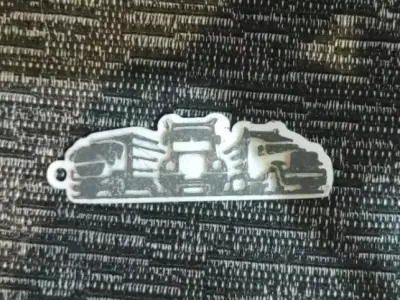Truck keychain 2 3D print model