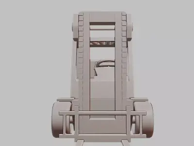Industrial Forklift Warehouse Vehicle 3D Print Model 3D print model
