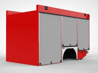 Schlingmann Quadra VA Back Construction Low-poly 3D model