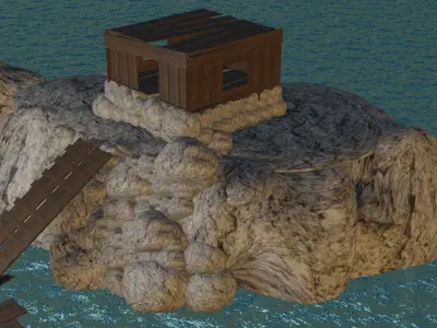 island survival 3D model
