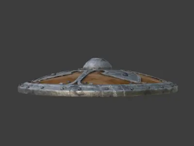 Game Shield Free low-poly 3D model