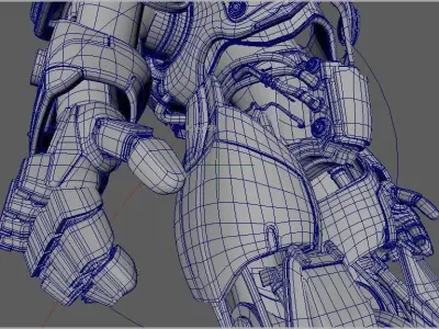 sci cool robot 3D model