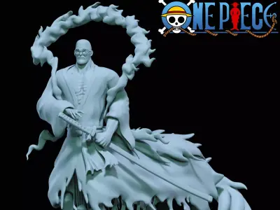 Nusjuro 2 - FIVE ELDERS - ONE PIECE - SPLIT PART 3D print model