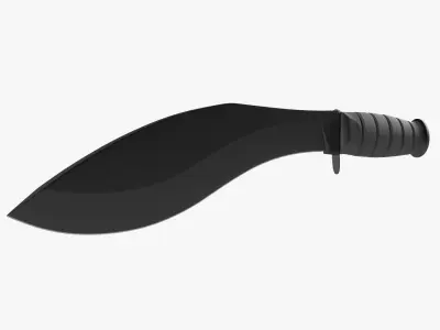 Kukri Knife 3D model get