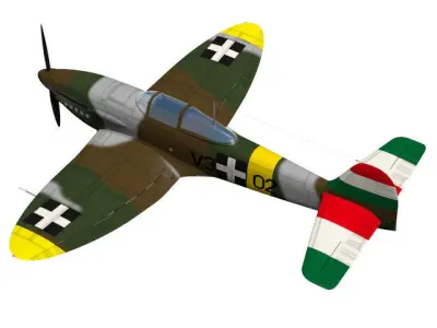 Heinkel He112 B-1 3D model purchase