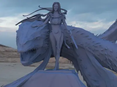 Dragon Lady 3D model