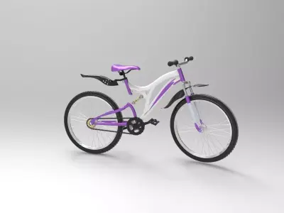 Bicycle 3D model 2
