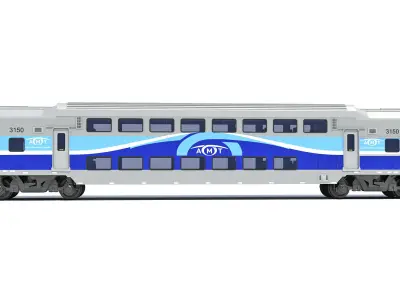 Exo Train Passenger Car 3D model