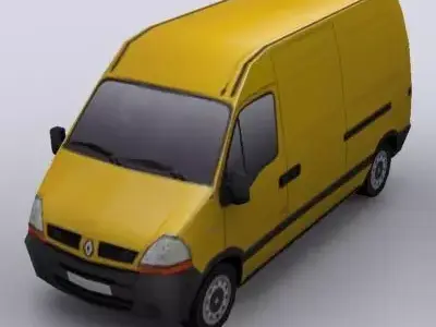 Renault Master Low-poly 3D model
