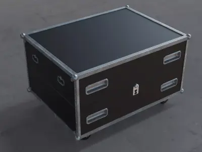 case slants 3d model flightcase 2 3D model