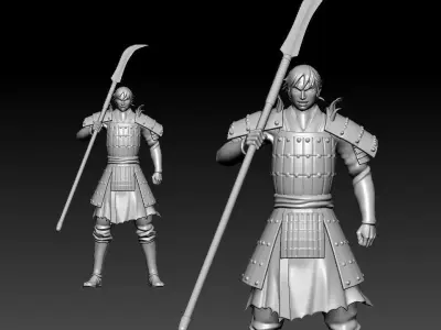 Li Xin - Kingdom - Qin Military 3D print model